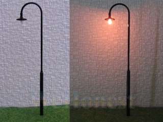 pcs O Scale 1:48 Model Lampposts 12V street light R33  