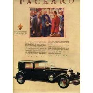  1929 Packard Limousine Full Color Magazine Ad Everything 