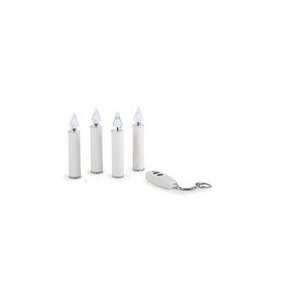  Remote Controlled Mini Drip Taper Candles With Warm White 