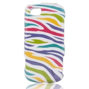   Shell for LG GS505 Sentio   Rainbow Zebra Cell Phones & Accessories