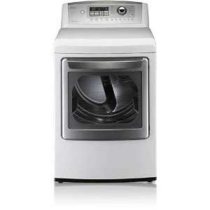  LG DLE5001W 27 7.3 cu. Ft. Electric Dryer   White: Kitchen 