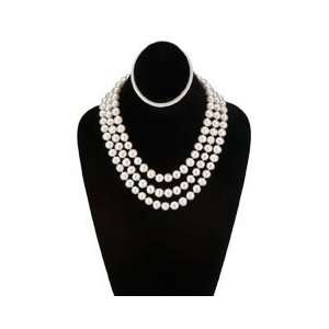  Multi Colored Kallah Pearls, Triple Strand Set Jewelry
