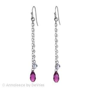    Annaleece Crystal Jewelry Lengthy   Earrings