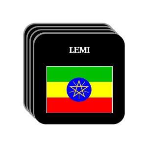  Ethiopia   LEMI Set of 4 Mini Mousepad Coasters 