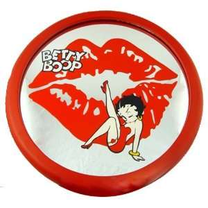  Licensed Betty Boop Leg Kick Round Red Framed Bar Mirror 