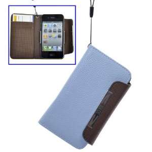  Wallet Style Leather Case for iPhone 4/iPhone 4S with Card 