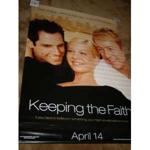  KEEPING THE FAITH Movie Theater Display Banner Everything 