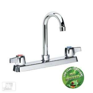   13 801L 8 Heavy Duty Low Lead Deck Mounted Faucet: Home Improvement