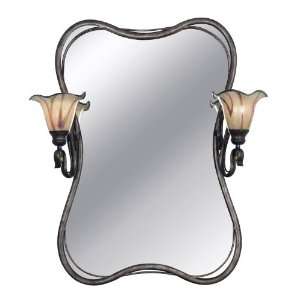  Kenroy Home Inverness 2 Light Mirrors in Tuscan Silver 