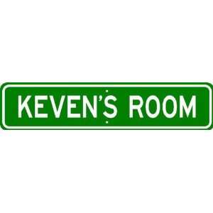  KEVEN ROOM SIGN   Personalized Gift Boy or Girl, Aluminum 