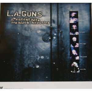 Guns La Guns Greatest Hits & Black Beauties Cd Released Poster 