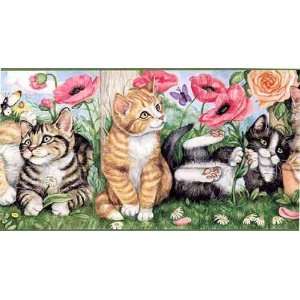  Cuddly Kittens Wallpaper Border