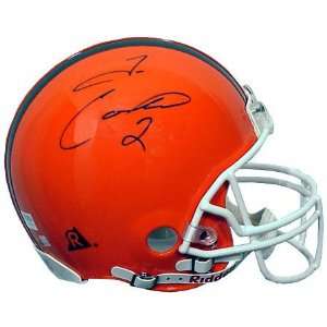 Tim Couch Cleveland Browns Autographed Pro Helmet: Sports 
