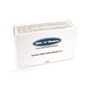    Skin N Nature Alkali Free Soap Bar pH5.5 3.5oz/100g Beauty