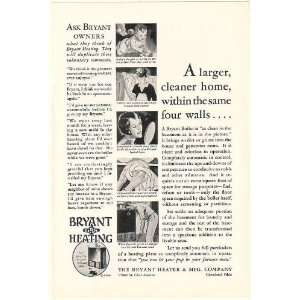  1930 Bryant Gas Heating Boiler Larger Cleaner Home Print 