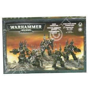  Chaos Space Marine Terminators Warhammer 40k Toys & Games