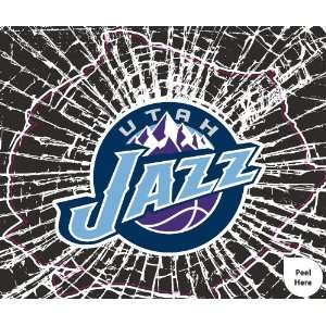  Utah Jazz Shattered Mini Cutz Window Decal Sports 