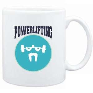  Mug White  Powerlifting PIN   SIGN / USA  Sports: Sports 