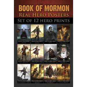    Real Hero Cards   Book of Mormon Set   12 Cards Toys & Games