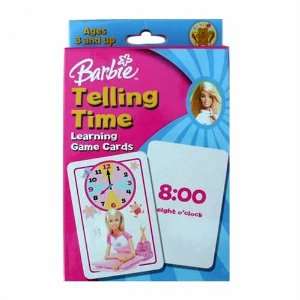  Barbie Telling Time Learning Game Cards: Toys & Games