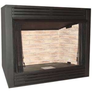   Louvered Circulating Vent free Firebox With Cottage Clay Firebrick