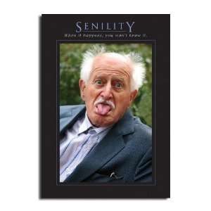  Senility   Risque Happy Thoughts Birthday Motivational 