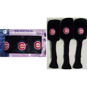  Chicago Cubs 3 Set Golf Headcovers