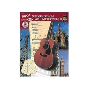  Guitar TAB Easy Folk Songs from Around the World   Bk+CD 