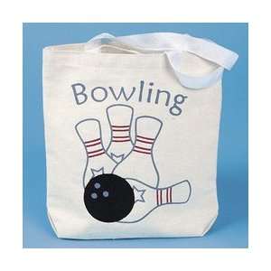  12 Canvas Bowling Tote Bags [Toy] 