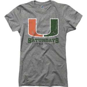   Heather Grey The U Saturdays Ring Spun T Shirt