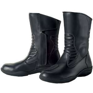    TOURMASTER WOMENS SOLUTION WP ROAD BOOTS BLACK 9: Automotive
