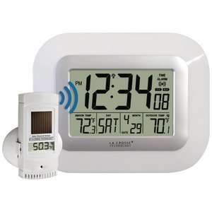  New La Crosse Technology Ws 811561 W Digital Wall Clock In 