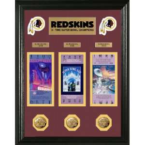  Framed Redskins Super Bowl Commemorative