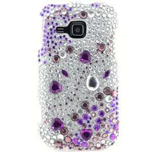 Flower Jewel Snap On Cover for Samsung Galaxy Indulge SCH R910