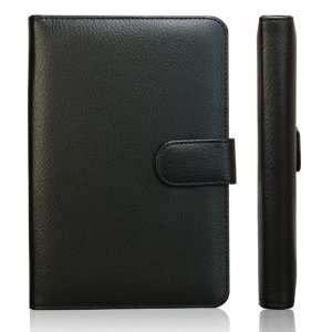  Black / PU Leather Case / Cover for Galaxy Tab P1000 