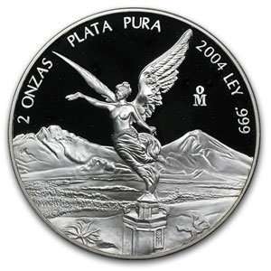  2004 2 oz Proof Silver Mexican Libertad Toys & Games