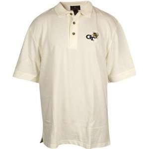 Georgia Tech Yellow Jackets Khaki Classic Polo Shirt:  