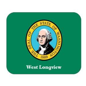   State Flag   West Longview, Washington (WA) Mouse Pad 