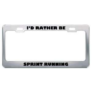   Be Sprint Running Metal License Plate Frame Tag Holder Automotive