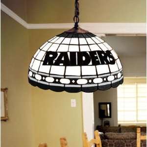  Oakland Raiders Tiffany Hanging Lamp