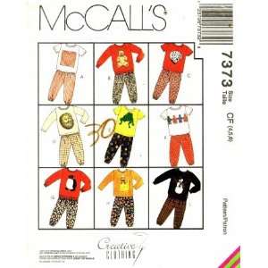 McCalls 7373 Sewing Pattern Toddler Boys Girls Shirt 