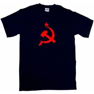 Russian CCCP Hammer & Sickle Flag Logo Mens Tee Shirt in 12 colors 