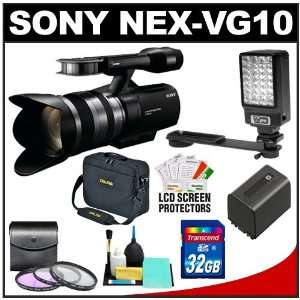  Sony Handycam NEX VG10 1080 HD Video Camera Camcorder with 