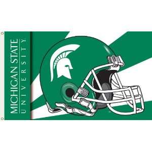  Michigan State Helmet 3 x 5 Flag