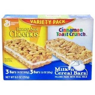 Milk N Cereal Bars 6 Bars Variety Pack 9 oz