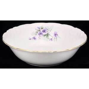  Violet Fine China Serving Bowl: Home & Kitchen