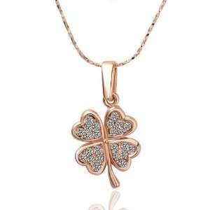  18k Gold 4 leaf Clover Necklace 