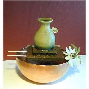    Flower Vase Table Top Indoor Water Fountain