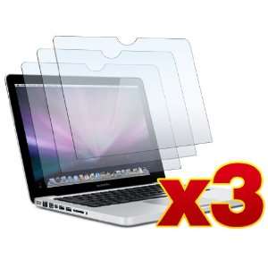 com Apple MacBook 15.4 Laptop   THREE (3) Clear Screen Protectors 