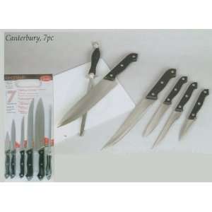  Gibson Canterbury Stainless Steel Knife Cutlery Set w/ Cutting Board 